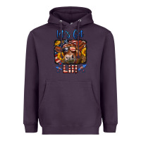 Plum let's get lit 4th of july cow Heavyweight Hoodie - LillyAllenDesigns