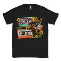 Black rodeo sunflower cactus cassette Classic Tee - FaDigitalArtStudio