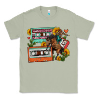 Matcha rodeo sunflower cactus cassette Classic Tee - FaDigitalArtStudio