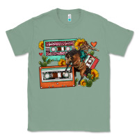Sage rodeo sunflower cactus cassette Classic Tee - FaDigitalArtStudio