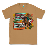 Toasted Coconut rodeo sunflower cactus cassette Classic Tee - FaDigitalArtStudio