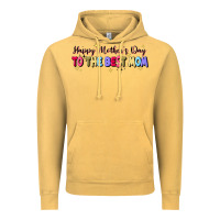 Vintage Mustard happy mother's to the best mom Vintage Hoodie - JahusDesignShop