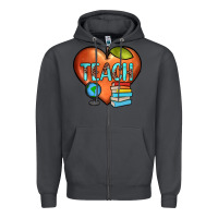 Smoke teach heart Zipper Hoodie - JahusDesignShop