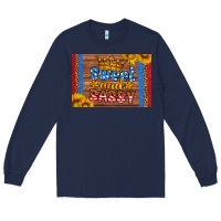 Navy usa sweet and sassy skinny metal can holder Long Sleeve Tee - HRA Design Shop