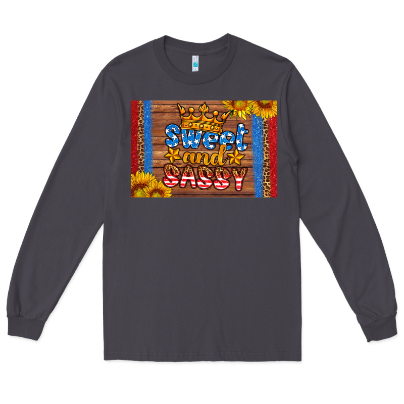 Usa Sweet And Sassy Skinny Metal Can Holder Long Sleeve Tee by HRA Design Shop | Teevron