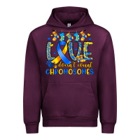 Mauve Wine love doesn t count chromosomes Urban Hoodie - Artiststas