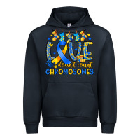 Navy love doesn t count chromosomes Urban Hoodie - Artiststas