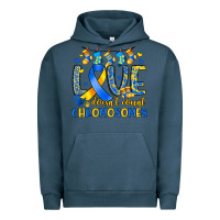 Pigment Midnight Navy love doesn t count chromosomes Urban Hoodie - Artiststas