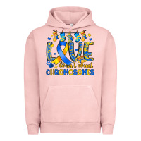 Pigment Salmon love doesn t count chromosomes Urban Hoodie - Artiststas