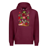 Burgundy the gamer elf Premium Hoodie - MaliasSmallBusiness