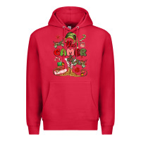 Cardinal the gamer elf Premium Hoodie - MaliasSmallBusiness
