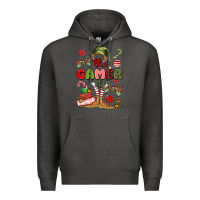 Charcoal Heather the gamer elf Premium Hoodie - MaliasSmallBusiness