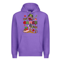 Purple the gamer elf Premium Hoodie - MaliasSmallBusiness