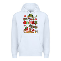 White the gamer elf Premium Hoodie - MaliasSmallBusiness