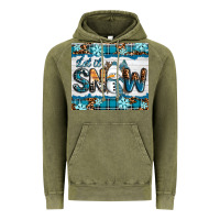 Vintage Olive let it snow Vintage Hoodie - RanaPortraitStore