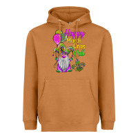 Meerkat happy mardi gras y'all Heavyweight Hoodie - BarkalooDesign