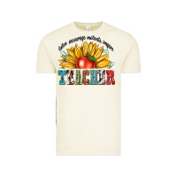 Vintage Arctic teacher with sunflower Vintage Tee - texasbilliewilder