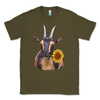 Army Green dark goat Classic Tee - RanaPortraitStore