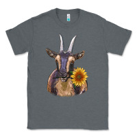 Charcoal Heather dark goat Classic Tee - RanaPortraitStore