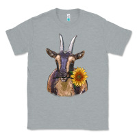 Heather Grey dark goat Classic Tee - RanaPortraitStore
