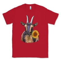 Red dark goat Classic Tee - RanaPortraitStore