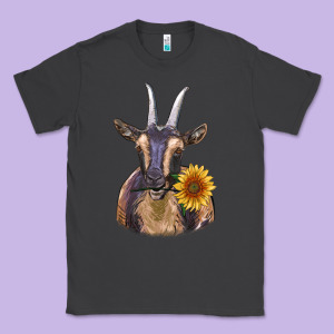 Dark Goat Classic Tee Designed By Ranaportraitstore