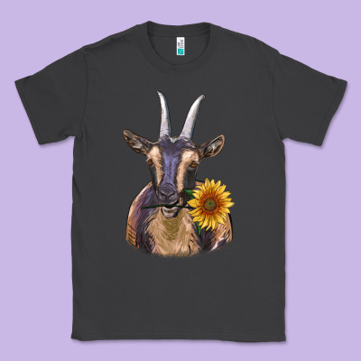 Dark Goat Classic Tee Designed By Ranaportraitstore