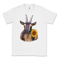 White dark goat Classic Tee - RanaPortraitStore