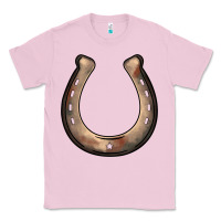 Bubblegum Pink western horseshoe Classic Tee - BarkalooDesign