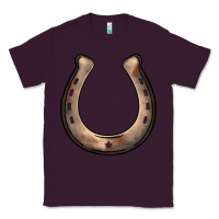 Plum western horseshoe Classic Tee - BarkalooDesign