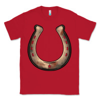 Red western horseshoe Classic Tee - BarkalooDesign