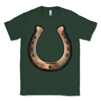 Sports Green western horseshoe Classic Tee - BarkalooDesign
