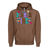Chestnut summer vibes Zipper Hoodie - AdoDesignShop