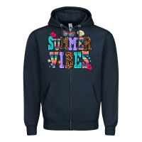Navy summer vibes Zipper Hoodie - AdoDesignShop