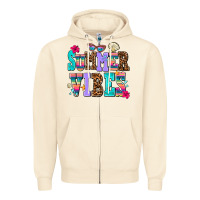 Sandshell summer vibes Zipper Hoodie - AdoDesignShop