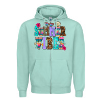 Seafoam summer vibes Zipper Hoodie - AdoDesignShop