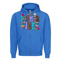 True Royal summer vibes Zipper Hoodie - AdoDesignShop