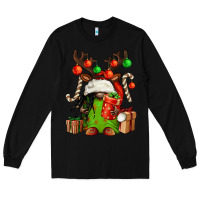 Black christmas afro gnomes Long Sleeve Tee - FaDigitalArtStudio