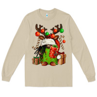 Mushroom christmas afro gnomes Long Sleeve Tee - FaDigitalArtStudio