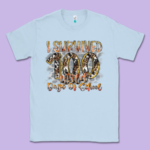 I Survived 100 Wild Days Of School Classic Tee Designed By Racoondesign