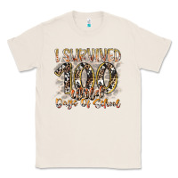Natural i survived 100 wild days of school Classic Tee - RacoonDesign