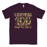 Plum i survived 100 wild days of school Classic Tee - RacoonDesign