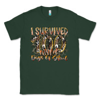 Sports Green i survived 100 wild days of school Classic Tee - RacoonDesign