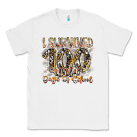 White i survived 100 wild days of school Classic Tee - RacoonDesign
