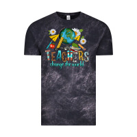 Cloud Black teachers change the world Vintage Tee - texasbilliewilder