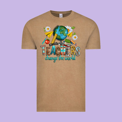 Vintage Tee teachers change the world