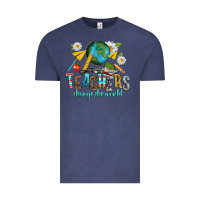 Vintage Denim teachers change the world Vintage Tee - texasbilliewilder