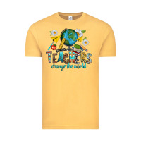 Vintage Mustard teachers change the world Vintage Tee - texasbilliewilder
