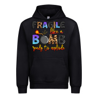 Black fragile like a bomb ready to explode Urban Hoodie - Artiststas