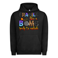 Pigment Black fragile like a bomb ready to explode Urban Hoodie - Artiststas